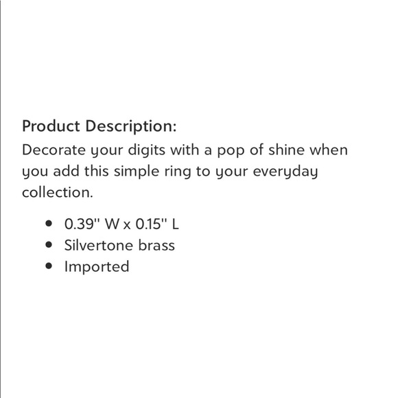 Silver Heart Ring - Picture 7 of 7